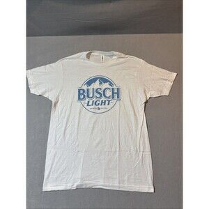 Busch Light White Shirt Size Large